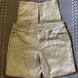 Liverpool Jeans Company Women's Gold High Rise Jeans